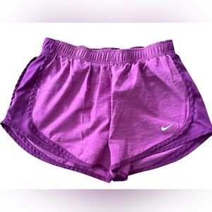 Nike Women's Dri Fit Vibrant Purple Athletic Shorts!